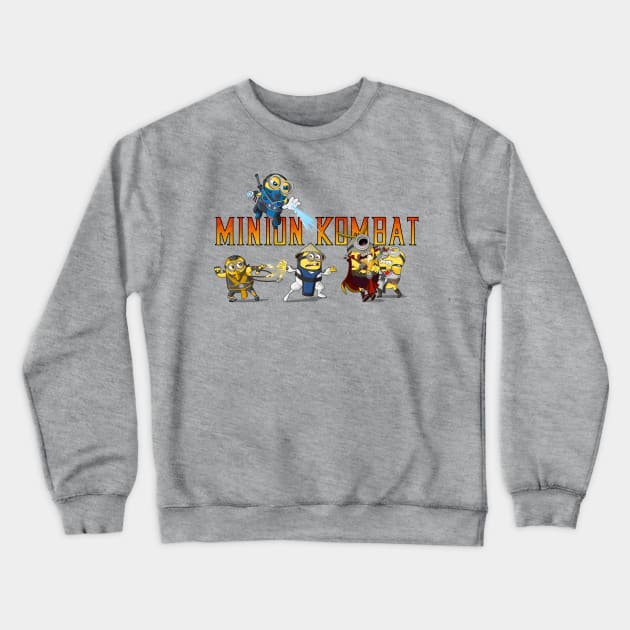 Minion Kombat Crewneck Sweatshirt by masciajames